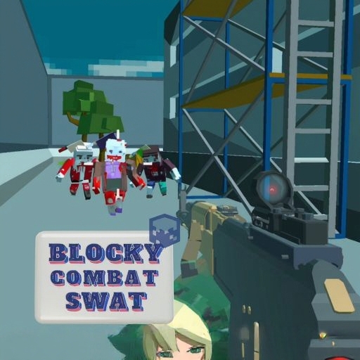 Blocky Combat Swat