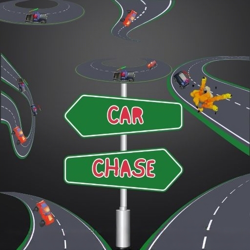 Car Chase is a fun game where you drive to escape from the police. Take your mini car on an epic mission but don't forget to collect cash money. The police cars will try to hit your car but there is a repair bonus on the road that can save your car from destruction.