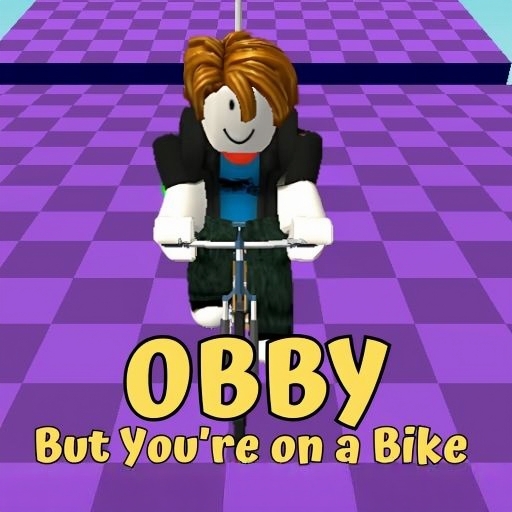 Obby But You're on a Bike
