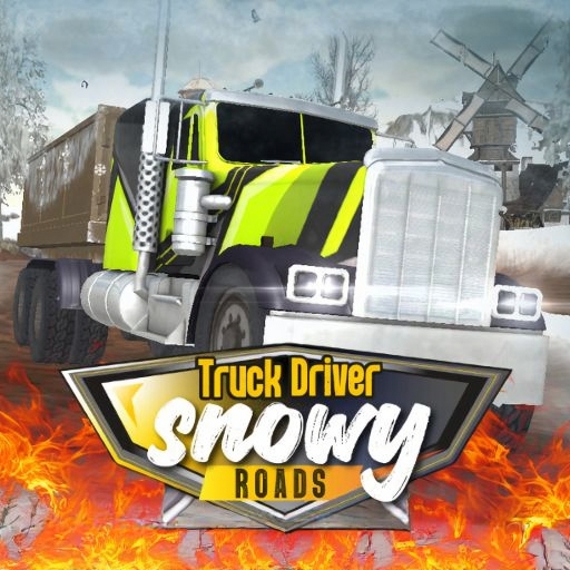 Truck Driver Snowy Roads