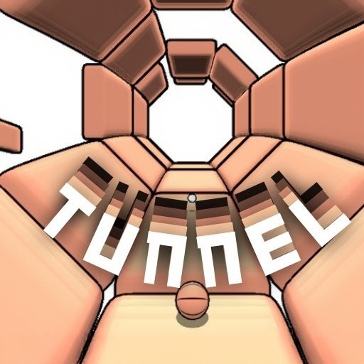 You are trapped in an endless tunnel; all you can do is escape left or right.